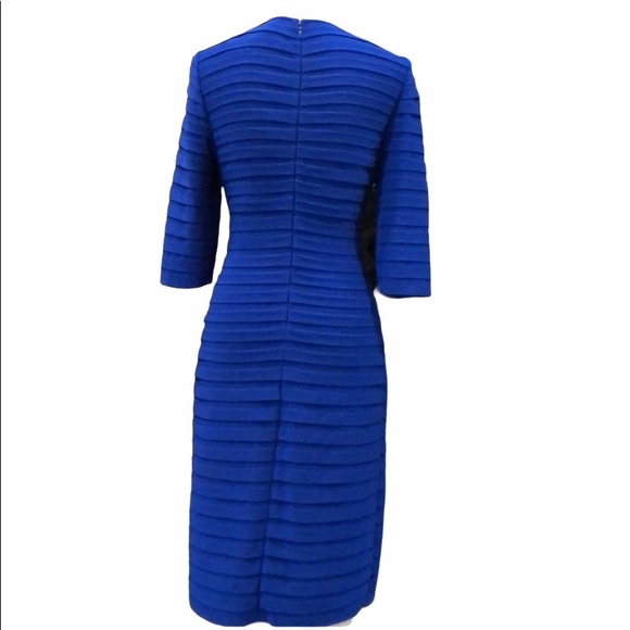 Stunning Adrianna Papell Dress, Blue Body con sz 6 - Picture 3 of 16